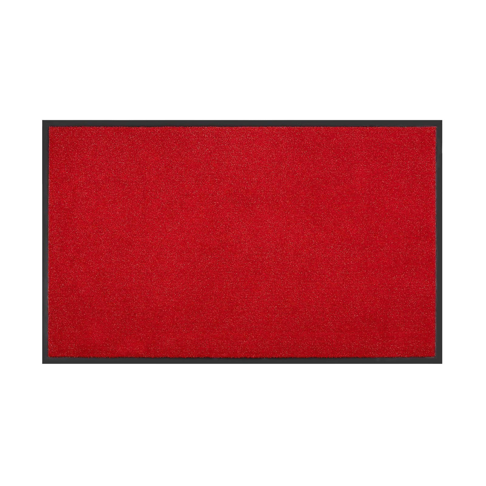 Rechteckig, Floordirekt, Fußmatte Größen, Rot & in vielen Eingangsmatte mm Farben Schmutzfangmatte Flash, 5.5 Höhe: Sauberlaufmatte,
