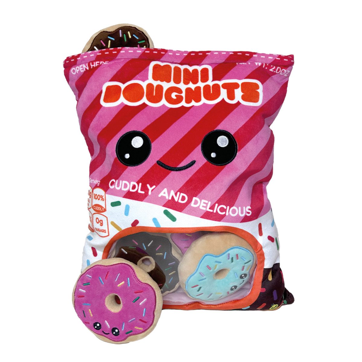 Jollity Dekokissen Angel Snackpackung Plüschkissen 50 cm Bunt