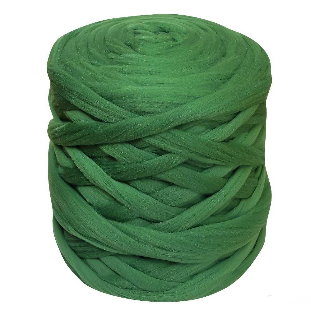 maDDma 1m Filzwolle Märchenwolle Meterware Bastelgarn, 045 jadegrün