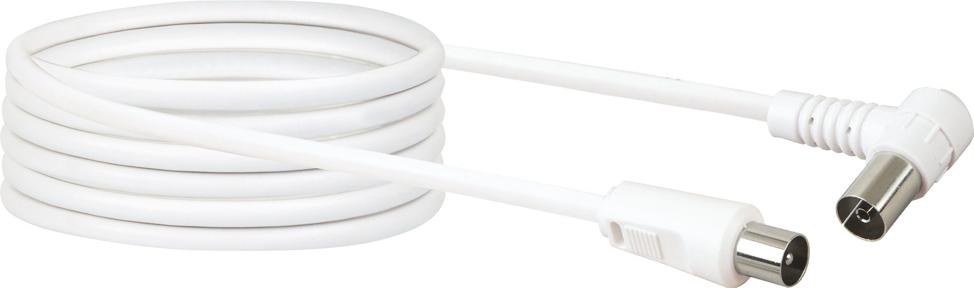 Schwaiger KVKW50 532 SAT-Kabel, IEC Stecker, (500 cm), 2-fach geschirmt
