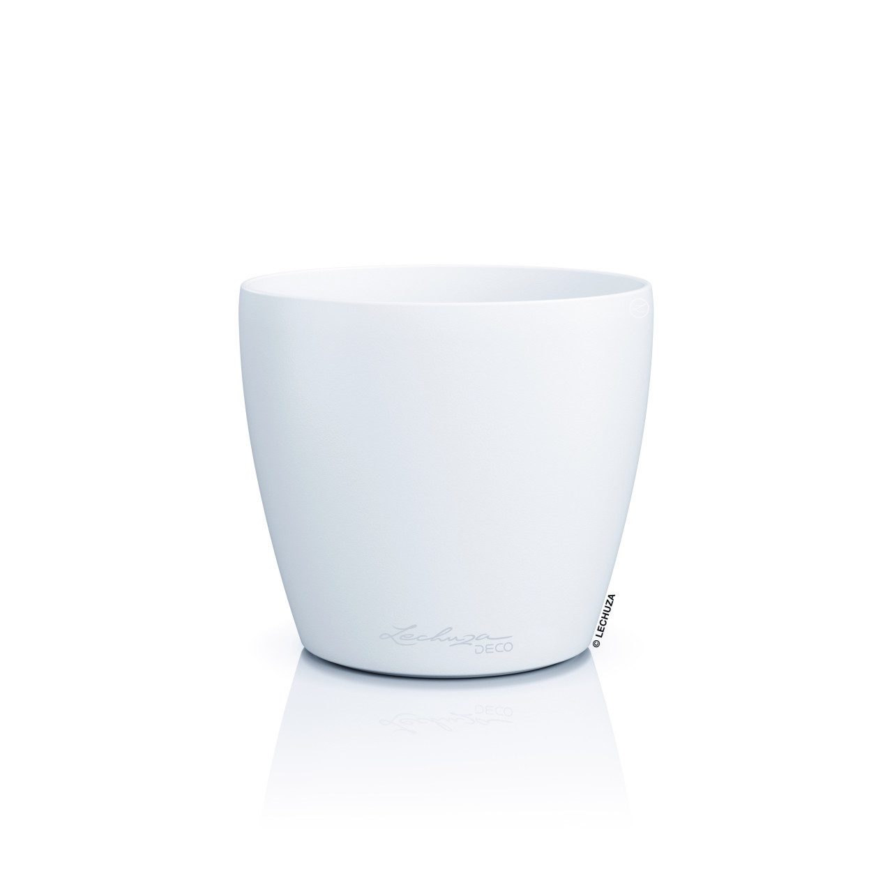 Lechuza® Blumentopf Lechuza Pflanztopf Deco 21 Ø 22 x 20,5 cm weiß