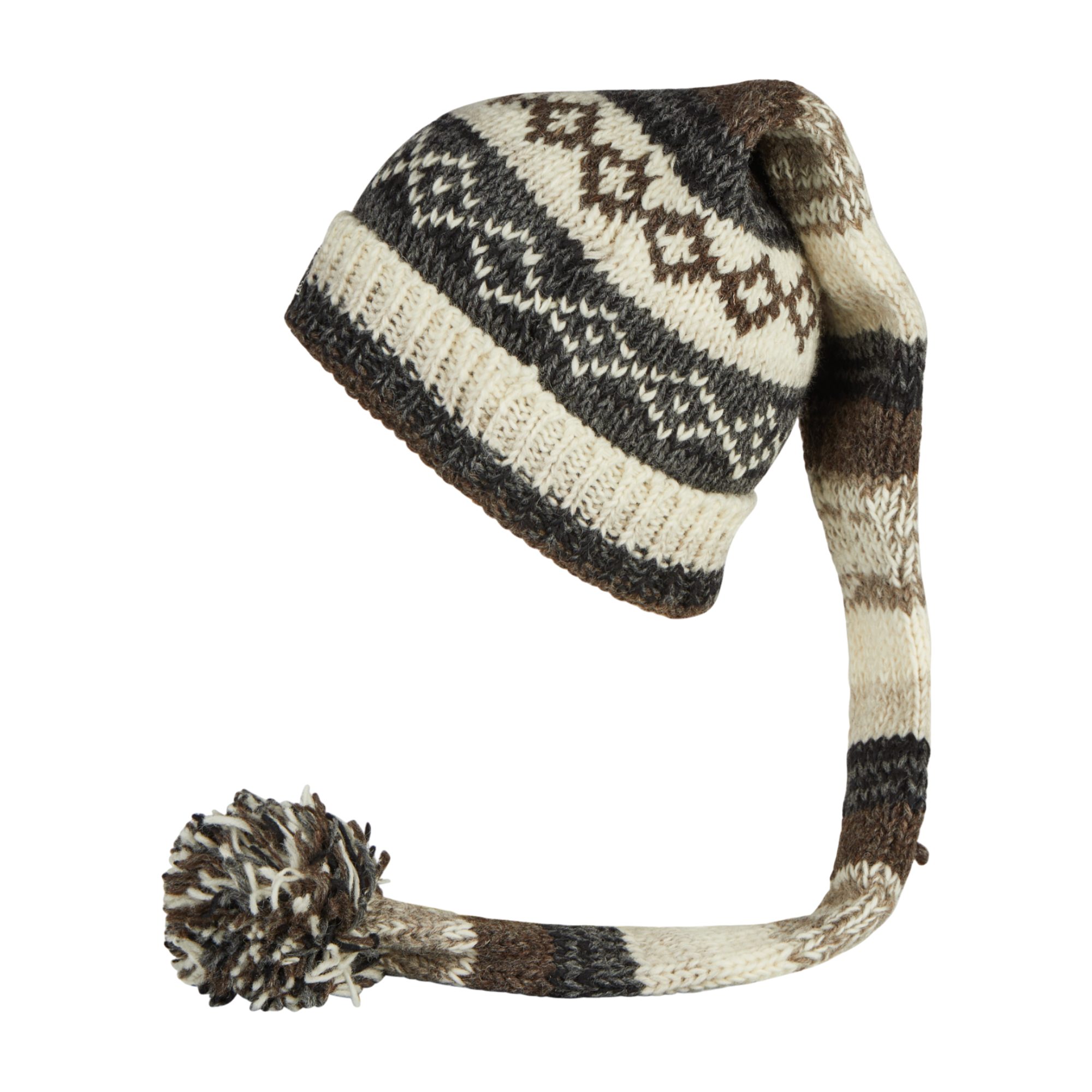 THC Natural Line Strickmütze THC Schafwoll Zipfelmütze 888 (1 Stück, 1-St., 1 Stück) Innenfutter: Fleece