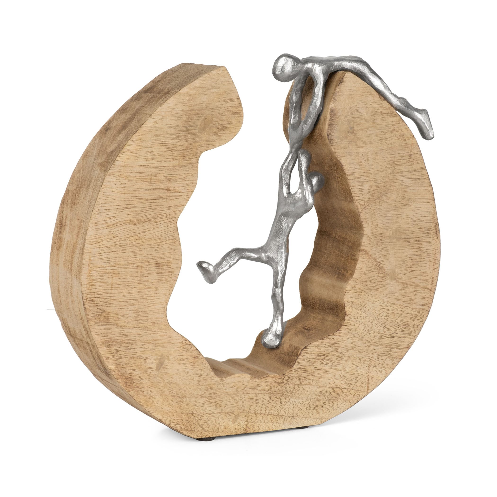 Moritz Skulptur Skulptur Teamwork 29x28x6cm, Holz, Tischdeko, Fensterdeko, Wanddeko, Holzdeko, Weihnachtsdeko. € 59,99