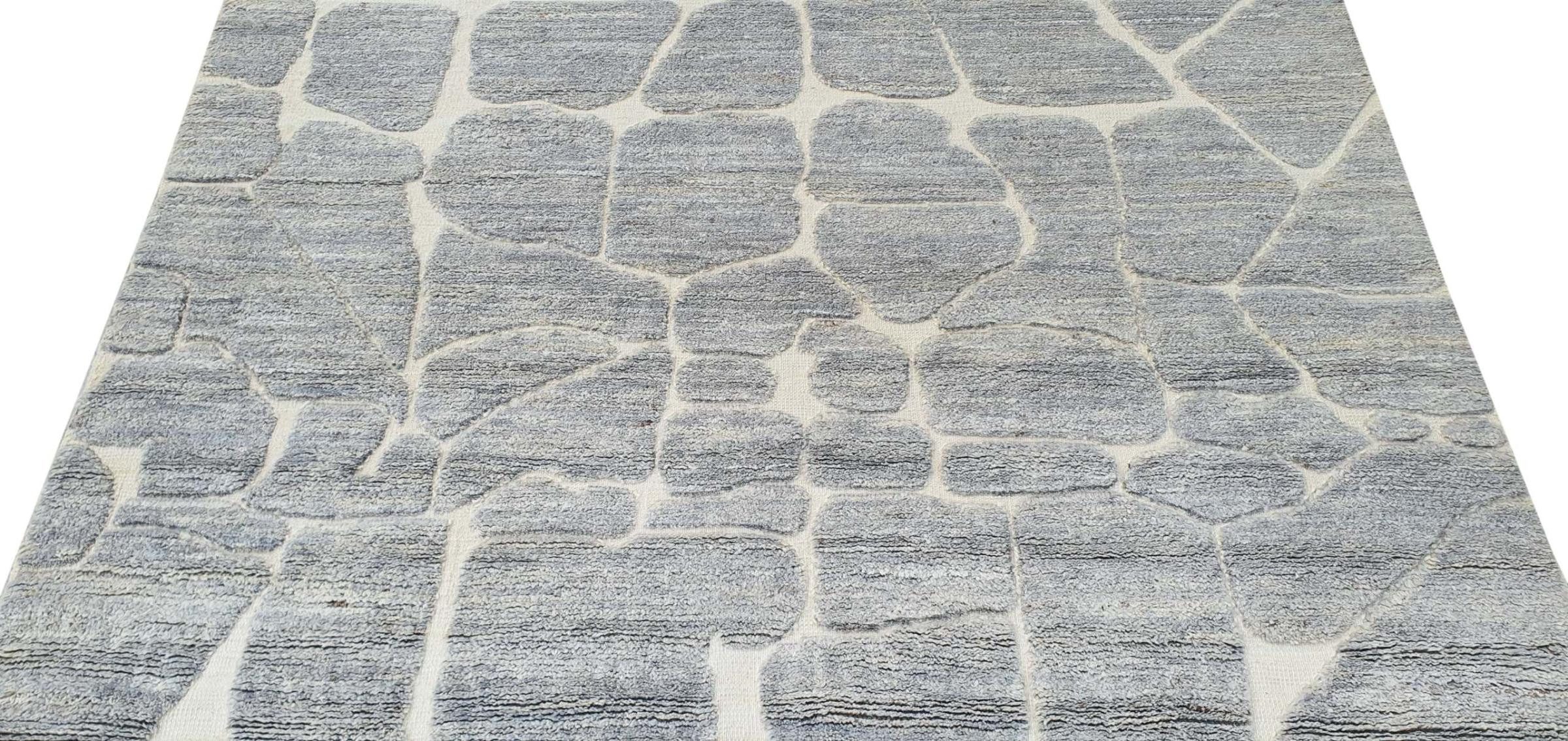 Nain Trading Designteppich Berber Maroccan 178x238 Handgeknüpfter Moderner Orientteppich, rechteckig, Höhe: 12 mm