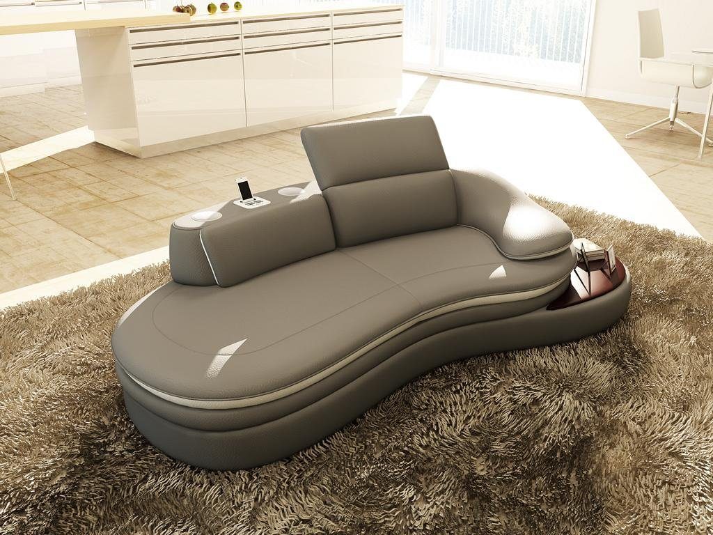 JVmoebel Sofa Couch, Europe und Made Ablageflächen Sofa USB-Anschlüße 3-Sitzer mit Luxus in