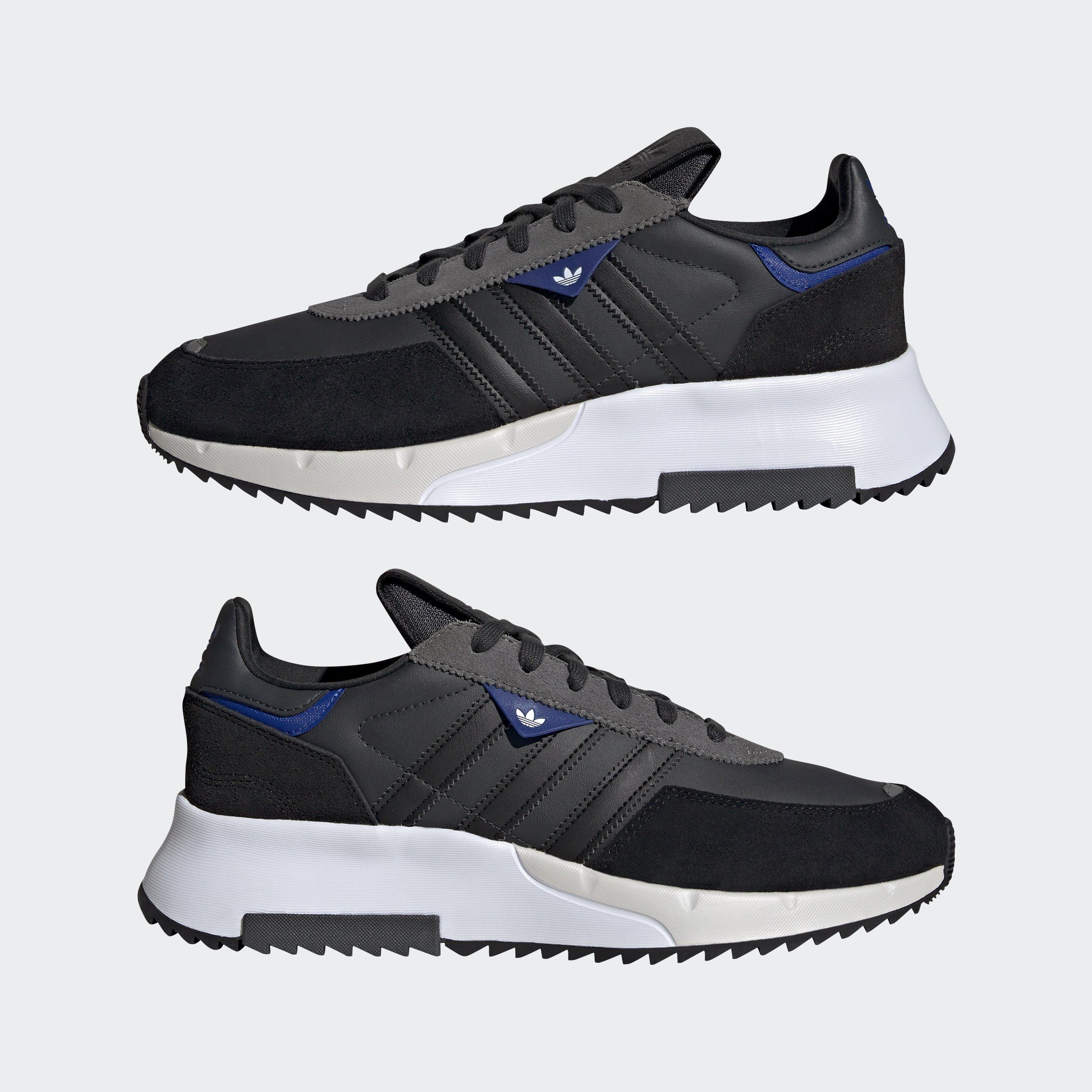 Originals / adidas Semi Carbon / Core F2 Blue Black Lucid RETROPY Sneaker