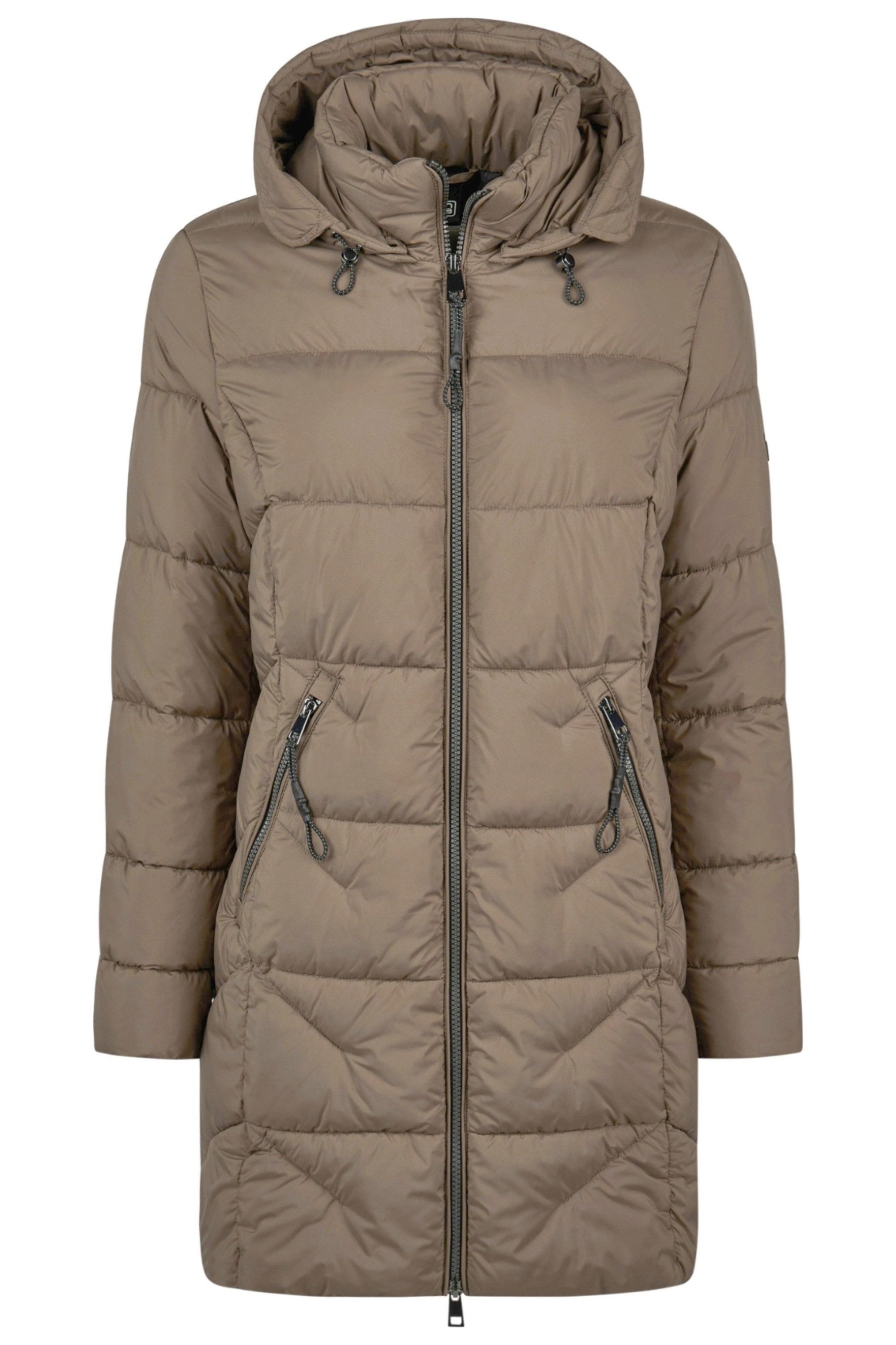 ONUA Winterjacke warmer Steppmantel oder Wintermantel mit abnehmbarer Kapuze