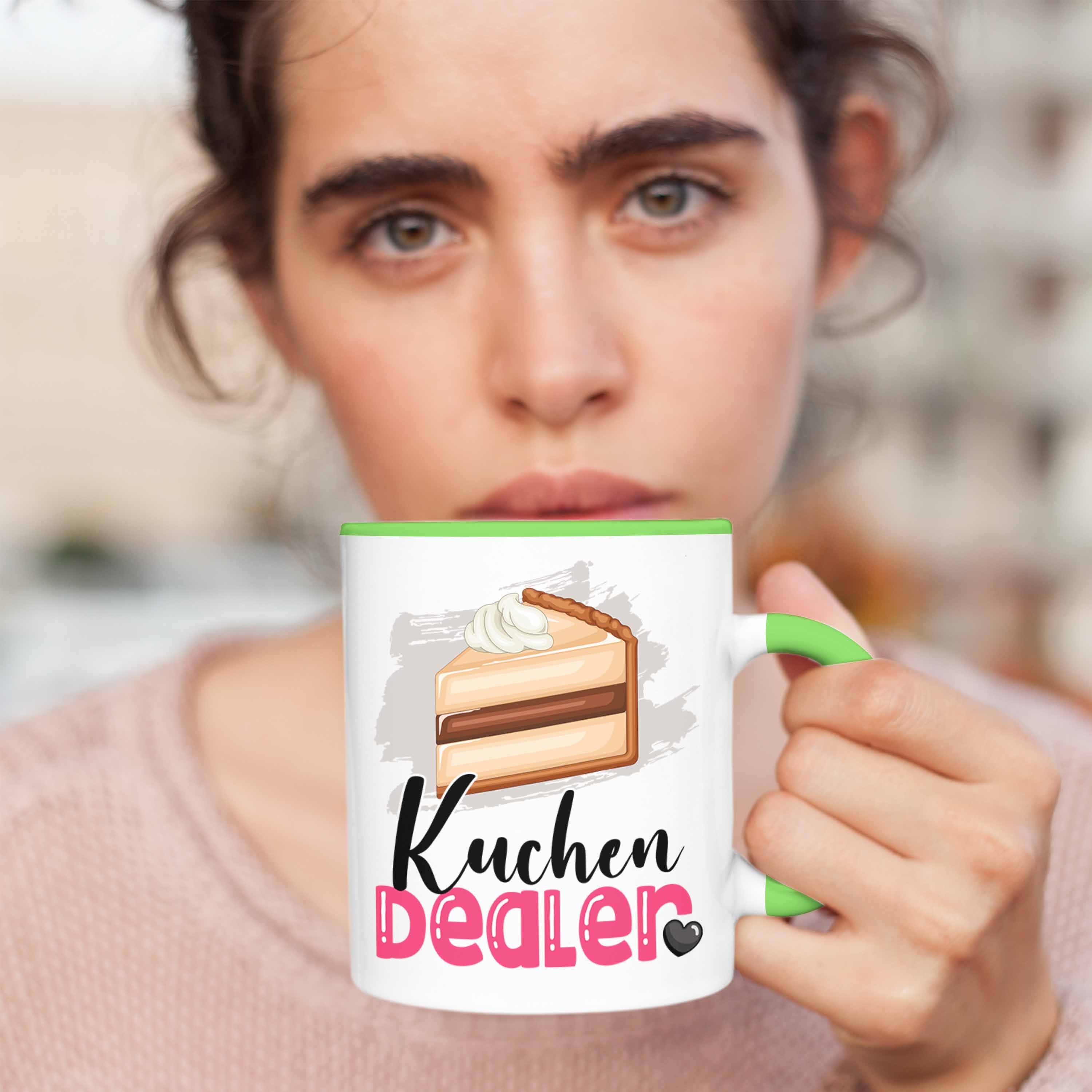 Ges Geschenk Tasse Geburtstag Dealer Kuchen Kuchenverkäufer Tasse für Trendation Spruch Grün