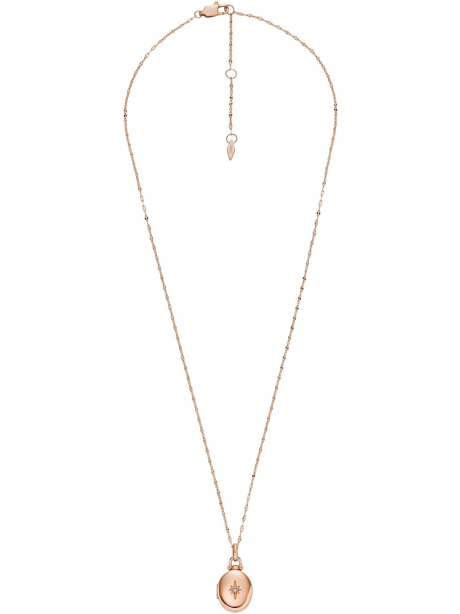 Fossil Collier Fossil Damen-Kette Edelst...