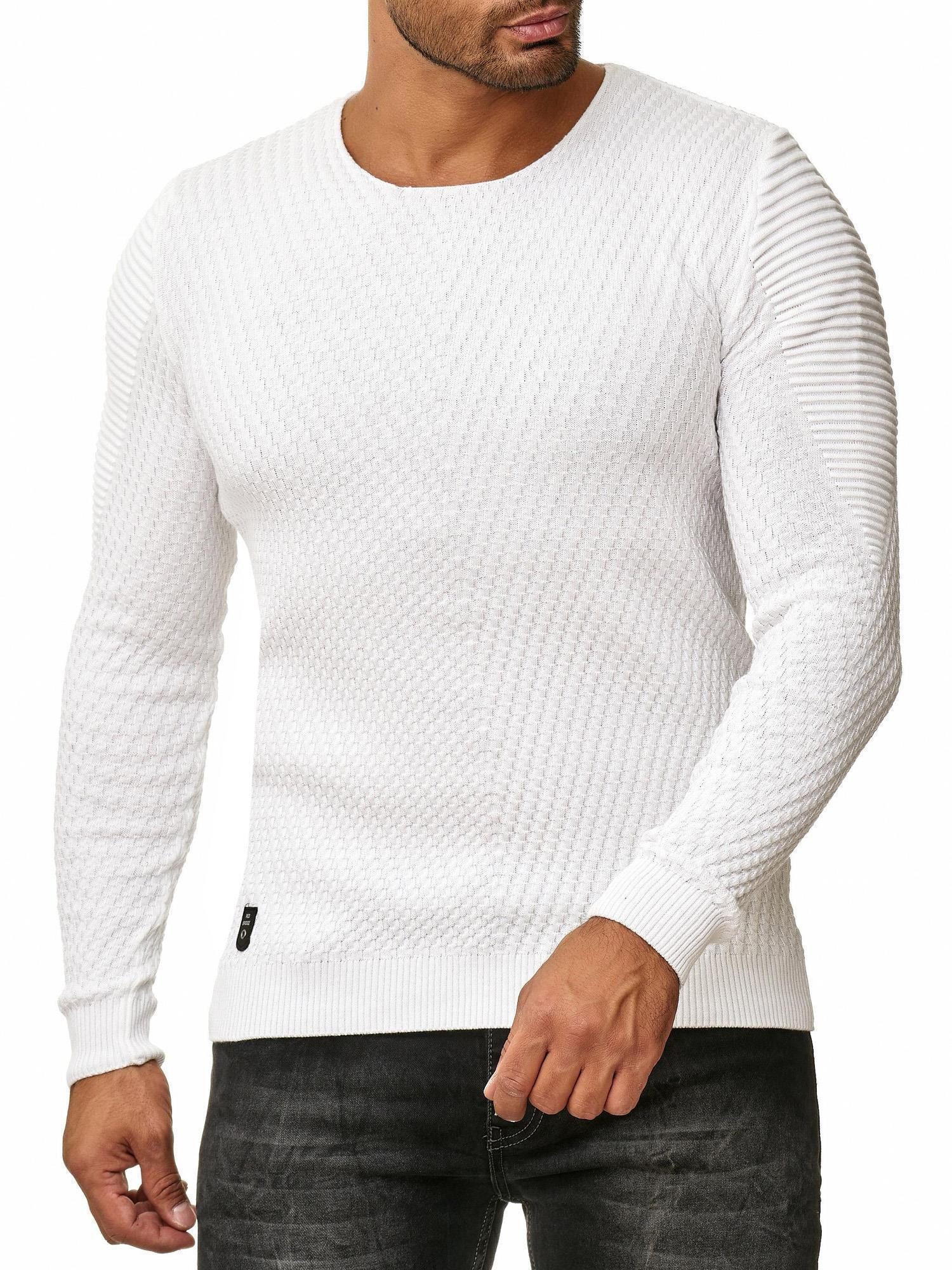 Strickpullover Red Bridge Herren Strickpullover Rundhals Pullover