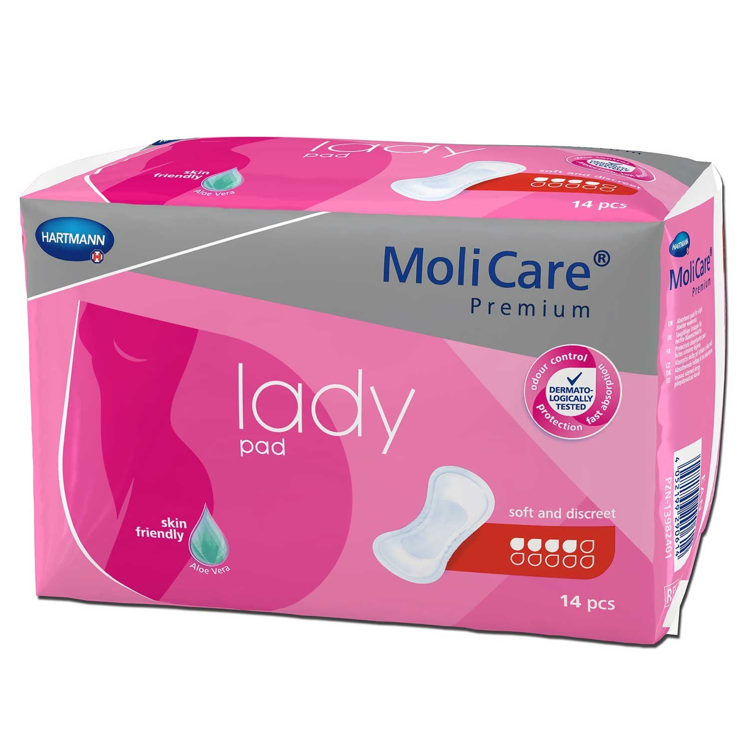 PAUL HARTMANN AG Inkontinenz-Einlage MoliCare® Premium lady pad - 4 Tropfen 1x14 Stück, 14-St.
