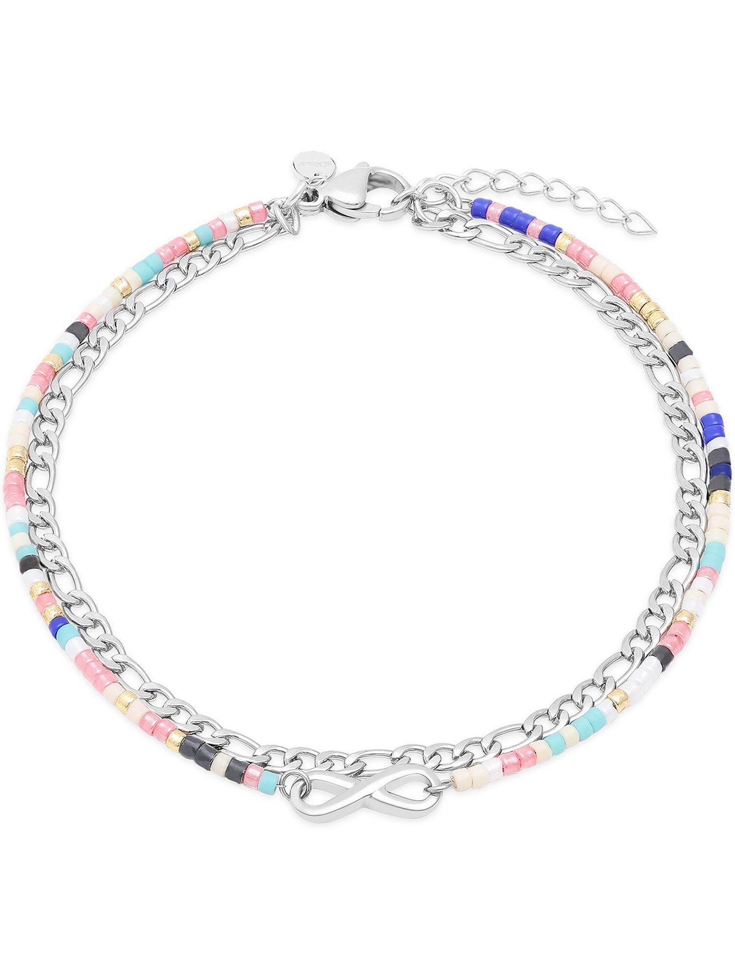 s.Oliver Fußkette S.Oliver Damen-Fußkette Edelstahl
