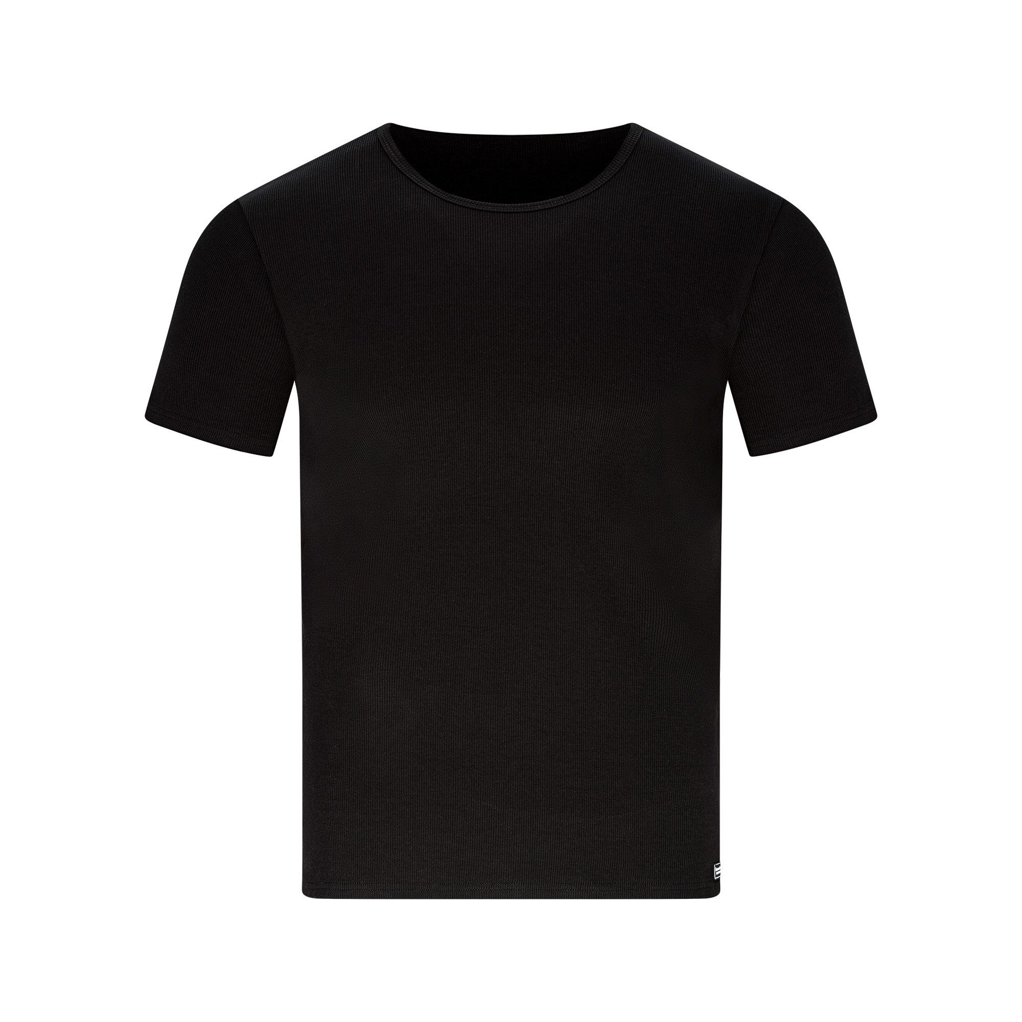 Bruno Banani Rundhalsshirt FINE RIB Feinripp, günstig online kaufen