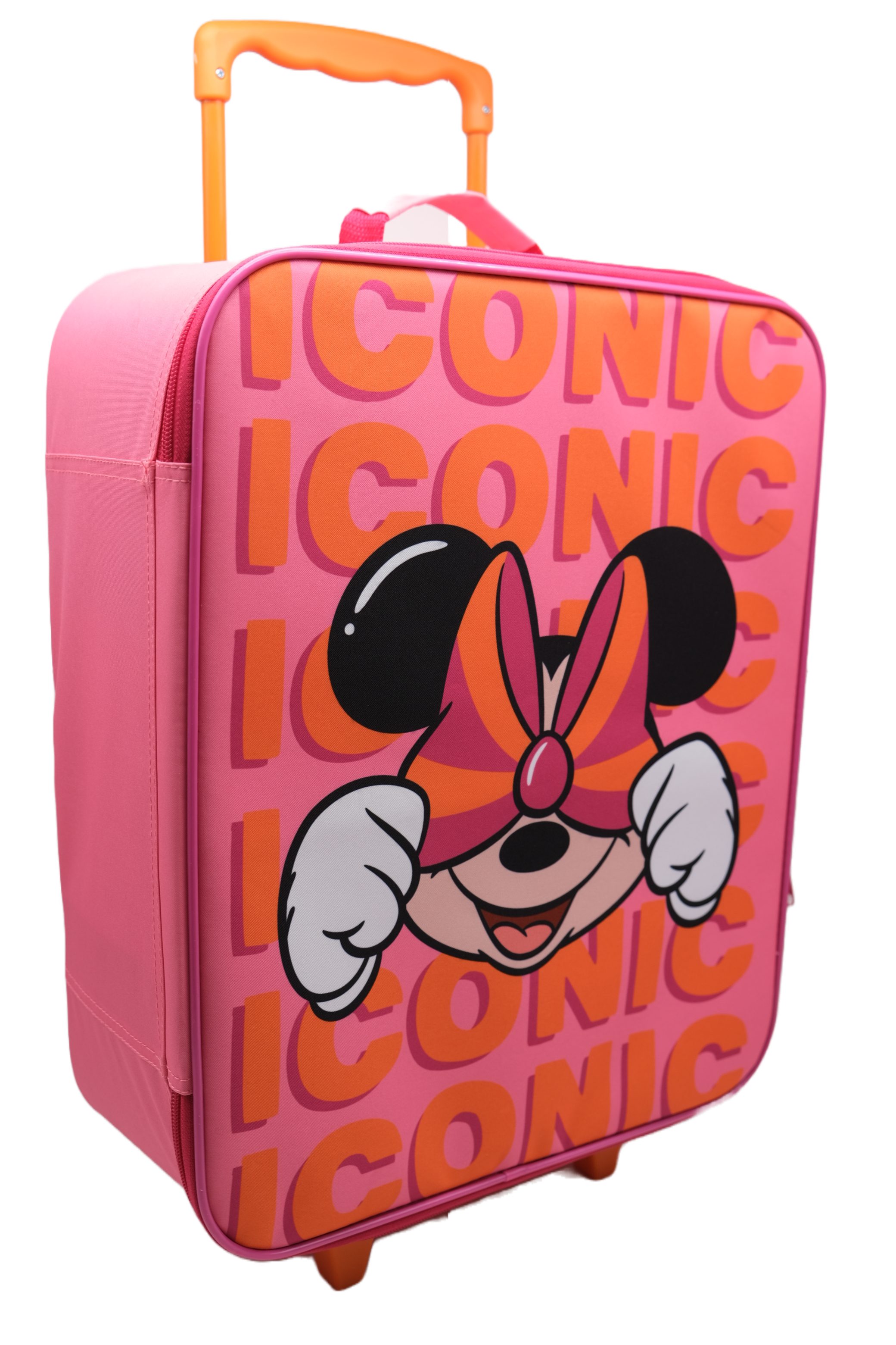 Disney Minnie Mouse Kinderrucksack 46 CM Radtasche Tasche für Kinder Schule Freizeit Rolltasche pink