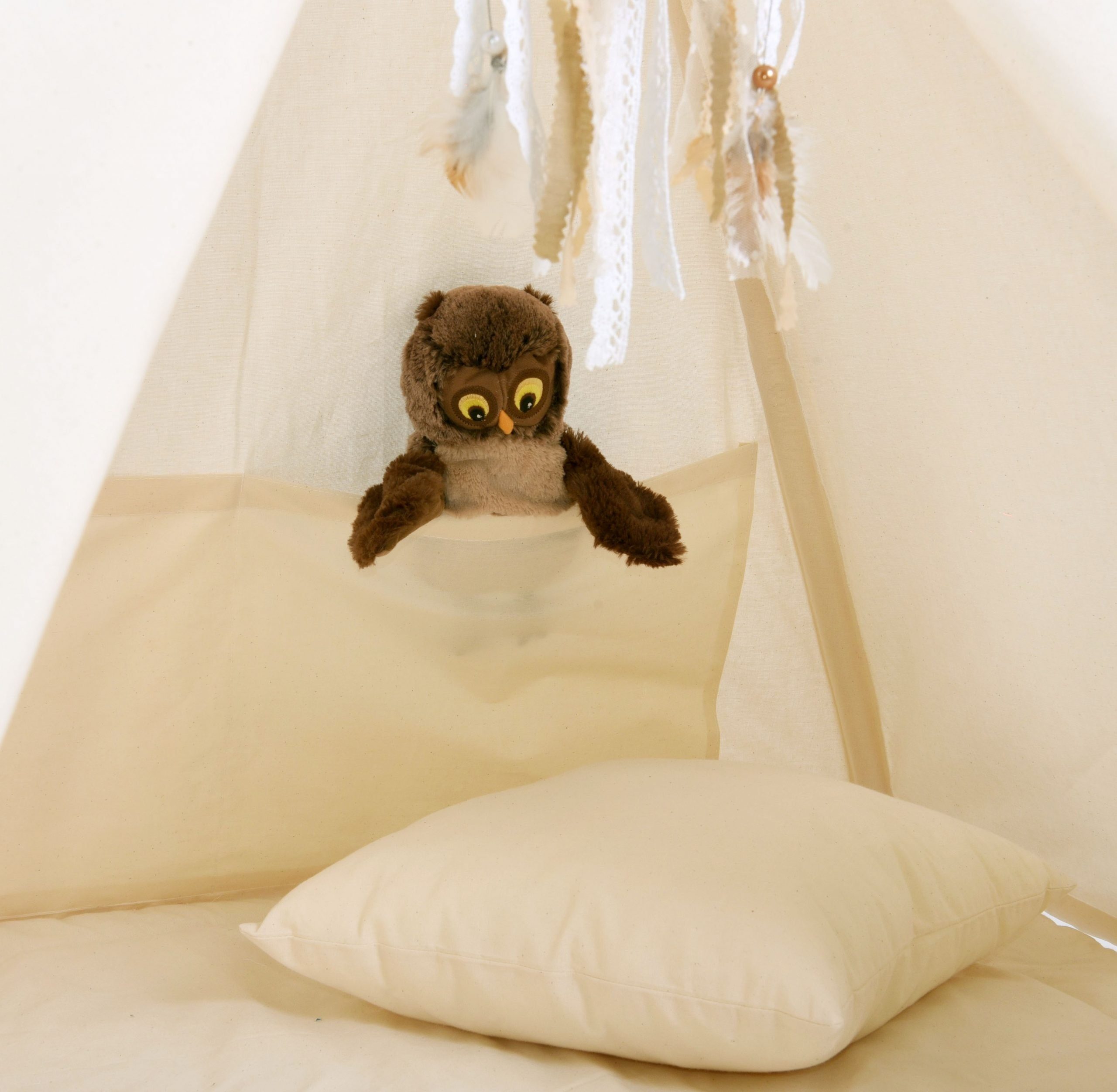 Rainbow Kids Tipi-Zelt Kinderzelt "Milchstraße" in Beige mit Zubehör, (8 tl günstig online kaufen