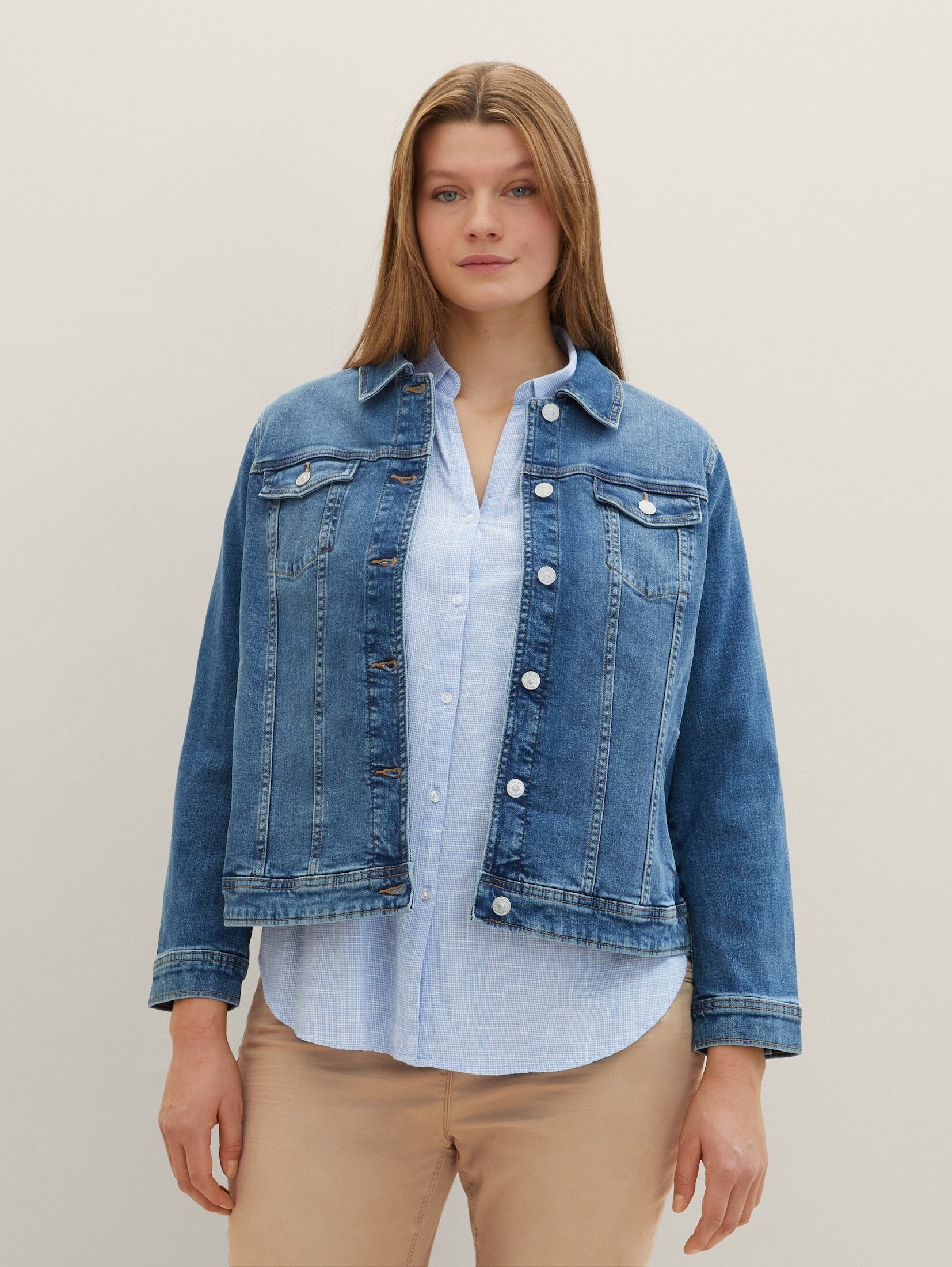 TOM TAILOR PLUS Jeansjacke Plus Size günstig online kaufen