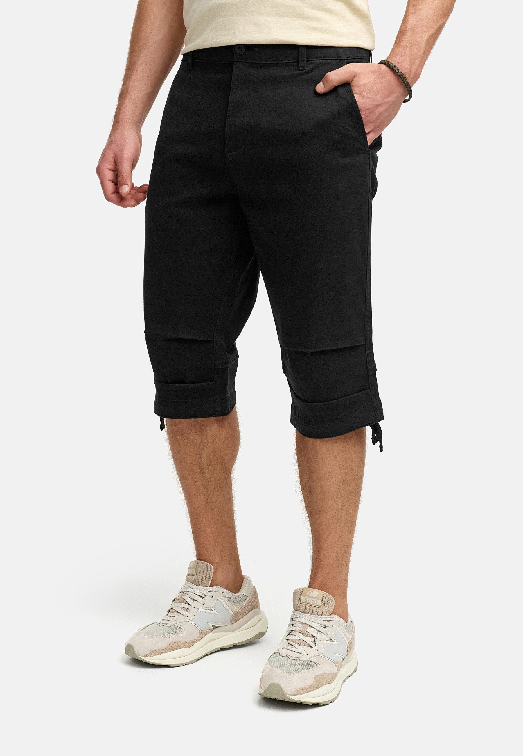 Indicode Chinoshorts Herren INSelion Chino Shorts Herrenshorts aus einer robusten Materialmischung