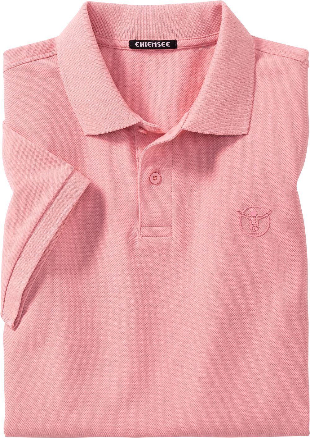 Chiemsee aus reinem Baumwoll-Piqué Poloshirt rosè