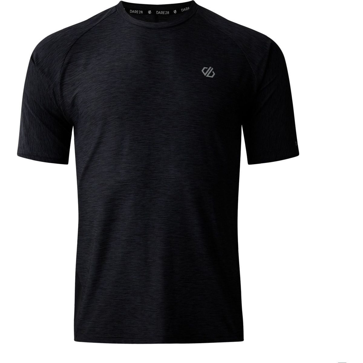 Dare2b Kurzarmshirt Power Up Tee Herren-Sportshirt mit Temperaturregulierung, UV-Schutz und