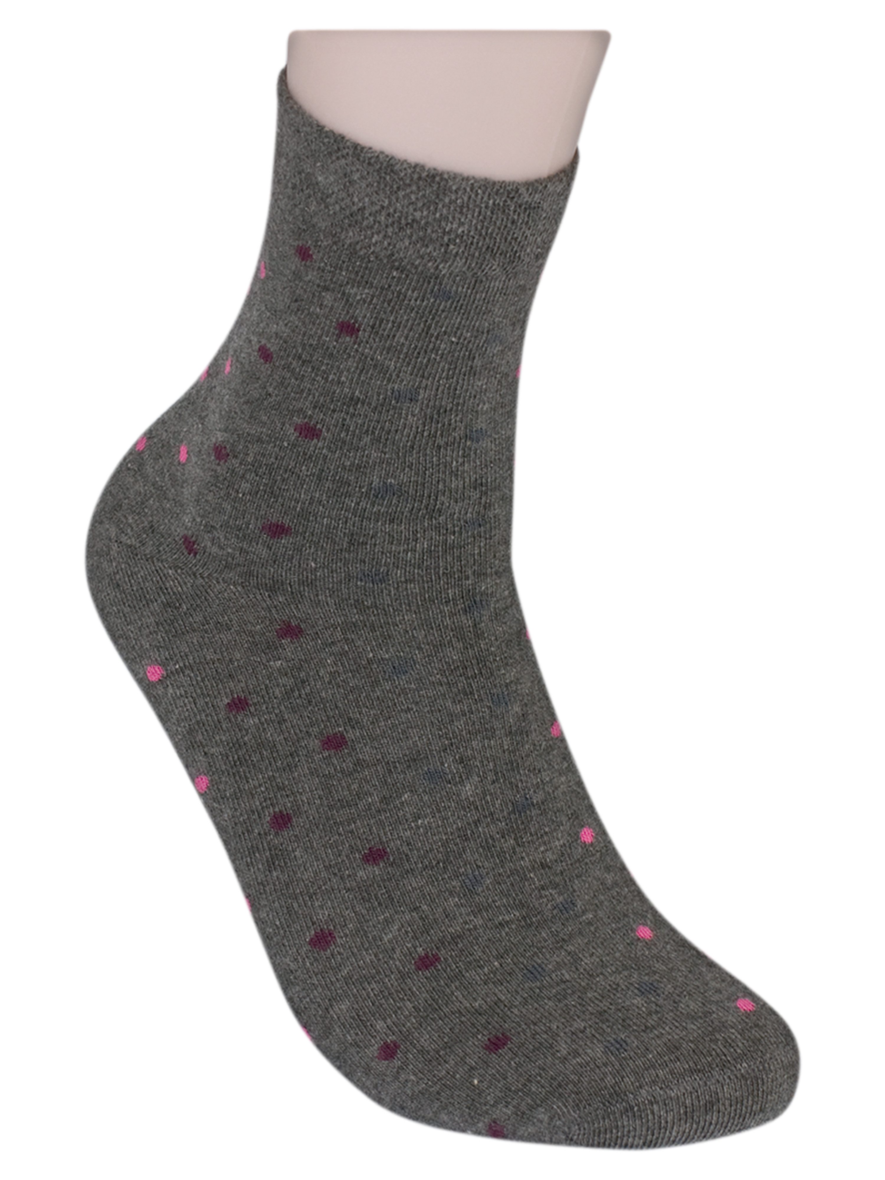 Die Sockenbude Kurzsocken WELLNESS (Bund, 5-Paar, rosa grau) gekämmte Baumwolle