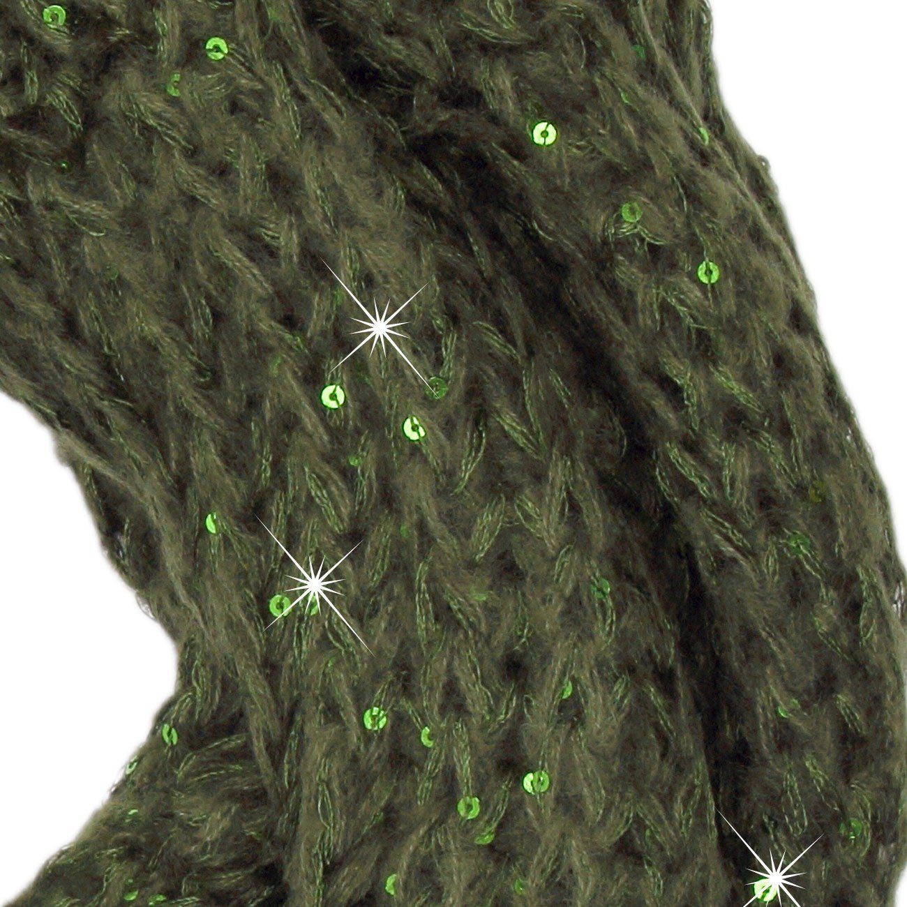 Caspar Loop SC330 weicher Damen Strick Loop mit Pailletten günstig online kaufen