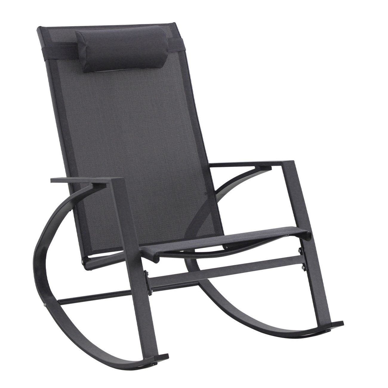 Bizzotto Gartensessel Demid aus Metall, Anthrazit günstig online kaufen