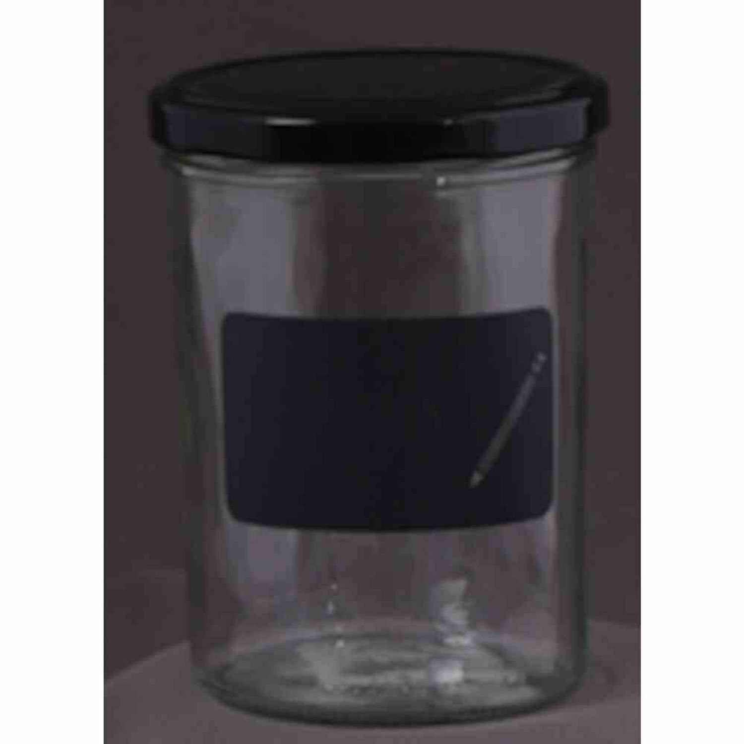 Siena Home Einmachglas Sturz-Glas &amp;quot;Cucinare&amp;quot; 440 ml mit Kreidefeld zum ...
