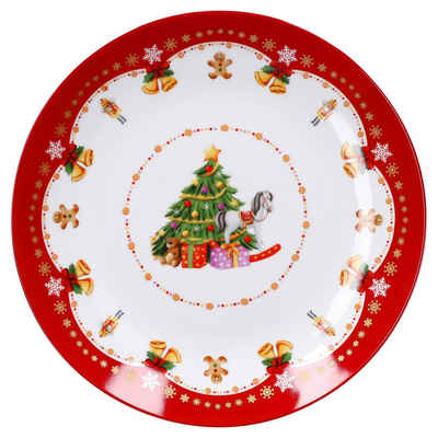 van Well Frühstücksteller »Gebäckteller / Essteller Weihnachtszauber 26,5cm«