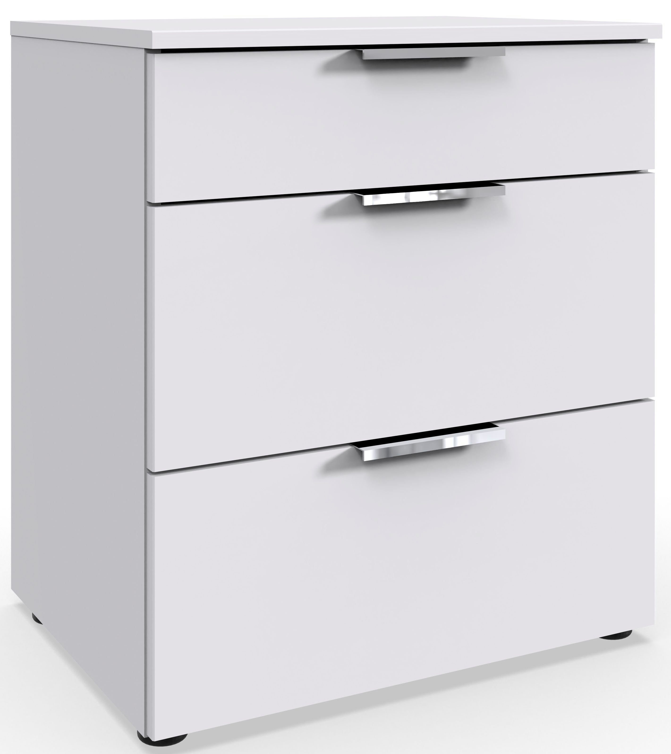 Wimex Nachtkommode Level by fresh to go, 3 Schubladen mit soft-close Funktion, 54cm breit, 61cm hoch