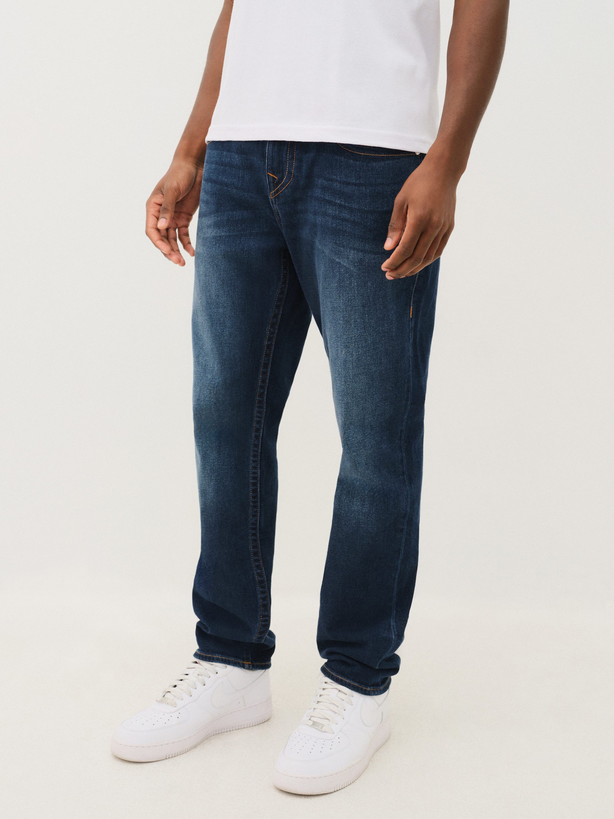 True Religion Slim-fit-Jeans ROCCO SN NO FLAP Baumwollmischung, slim fit