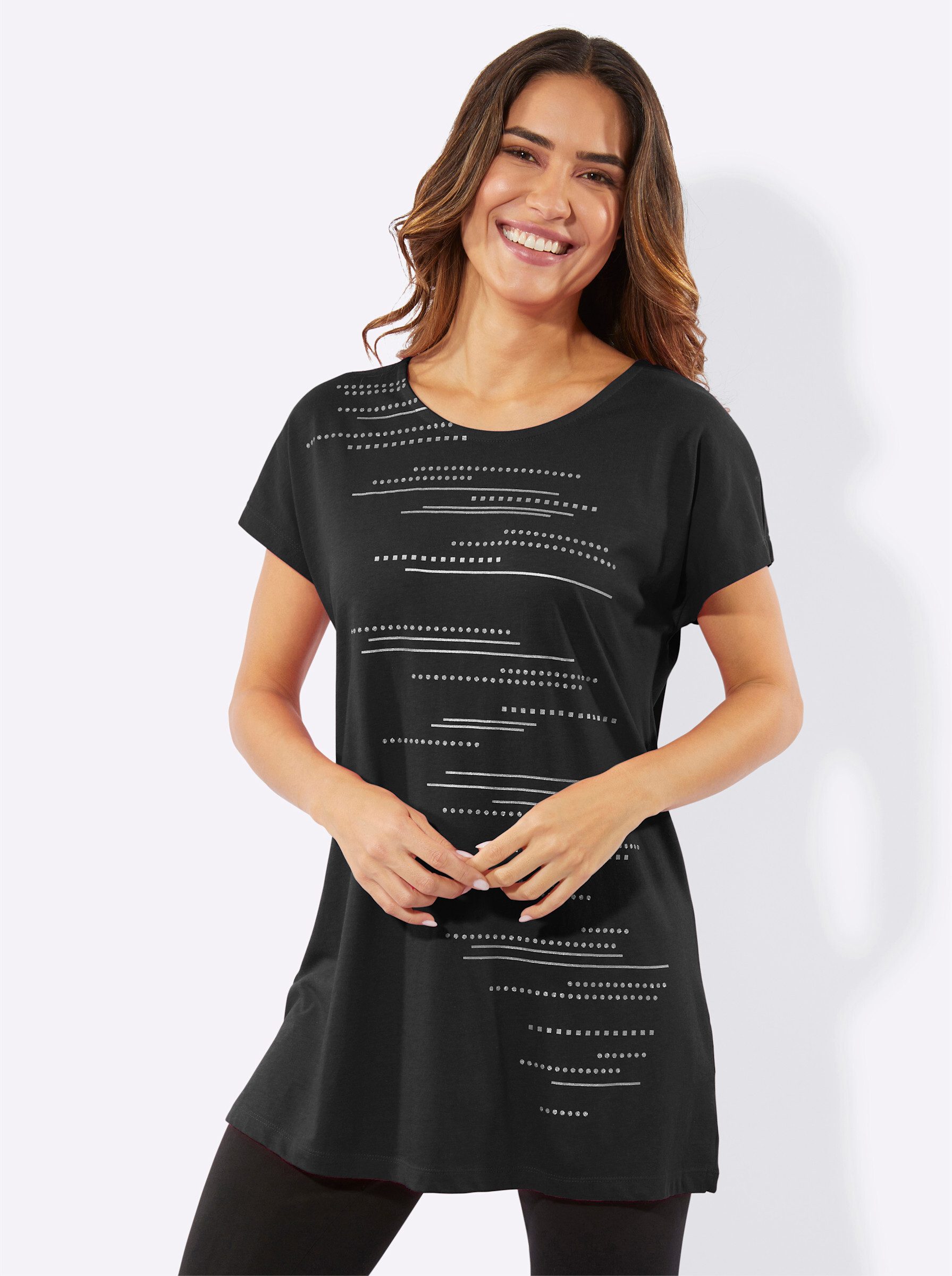 Sieh an! Trainingsshirt Longshirt günstig online kaufen