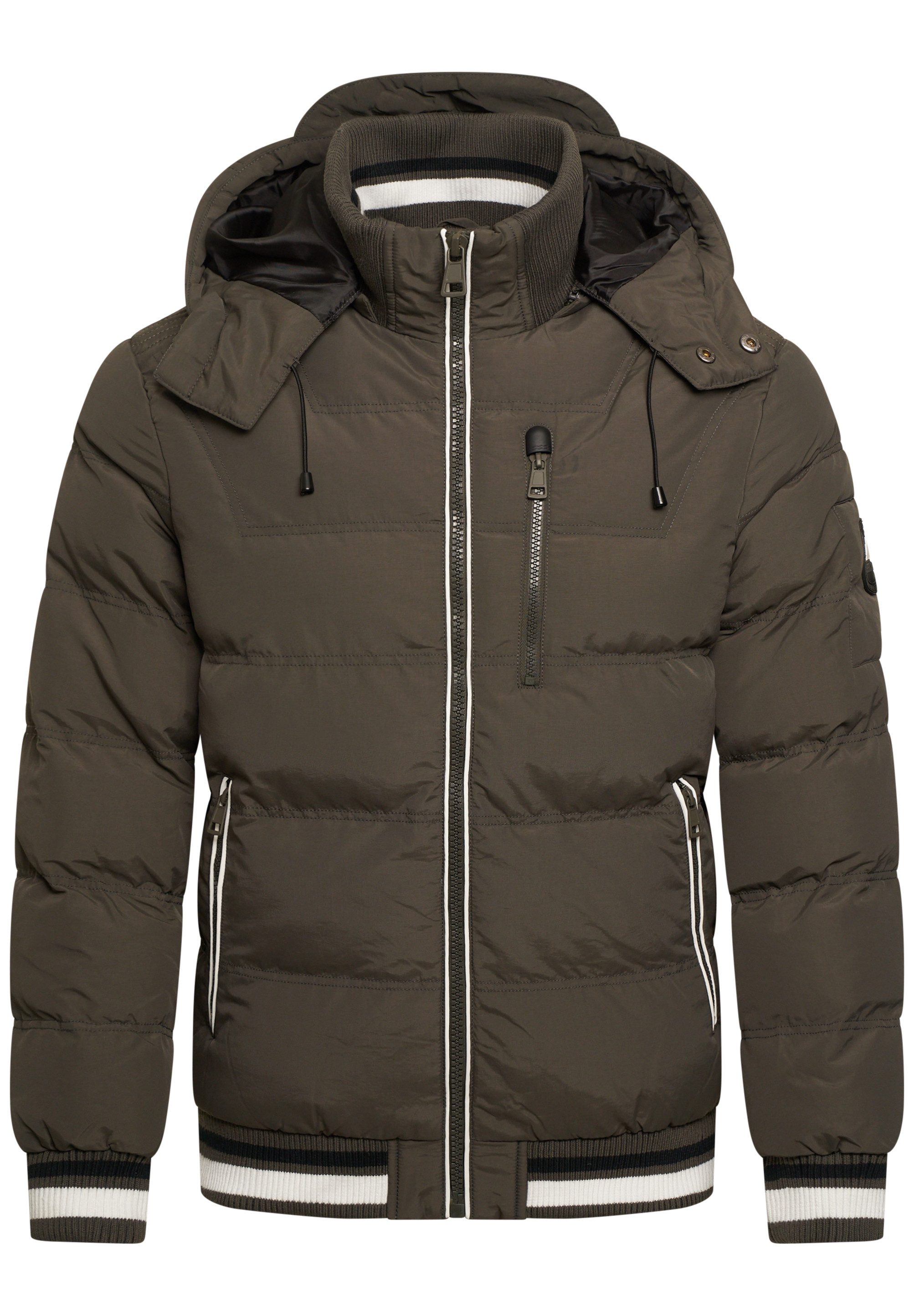 OneRedox Winterjacke ORNUUK Herren warme Pufferjacke Steppjacke Windbreaker günstig online kaufen