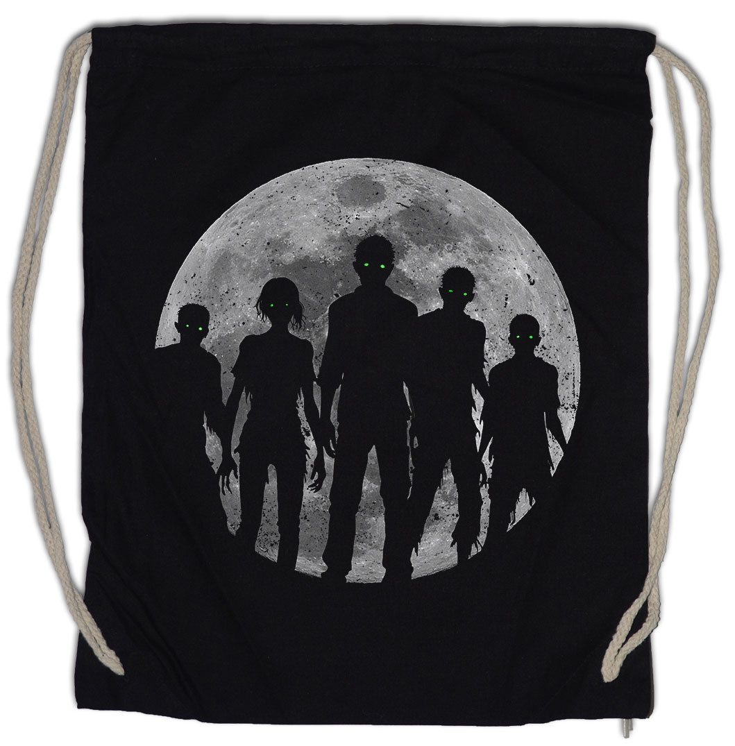 Turnbeutel Zombie Moon Turnbeutel The Mond Zombies Walking Horror Dead Living