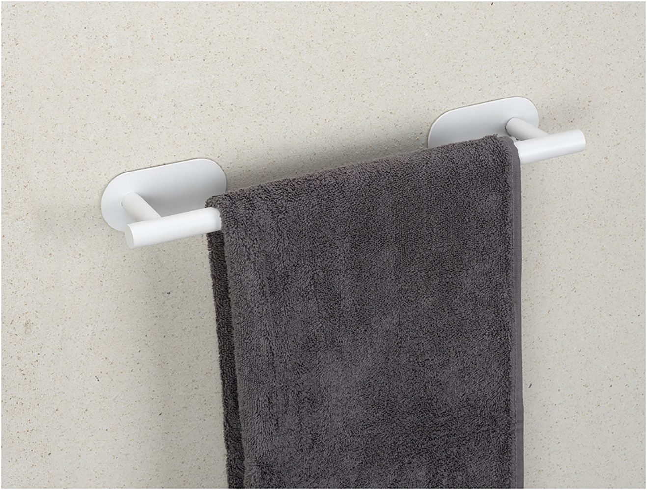 WENKO Handtuchstange Turbo-Loc® Modell Uno Orea, aus Edelstahl, Befestigen günstig online kaufen