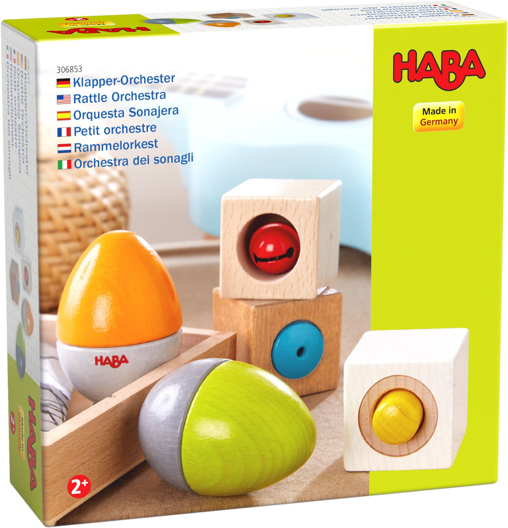 Haba Spielzeug-Musikinstrument Babywelt Klangspielzeug Klapper Orchester 1306853001