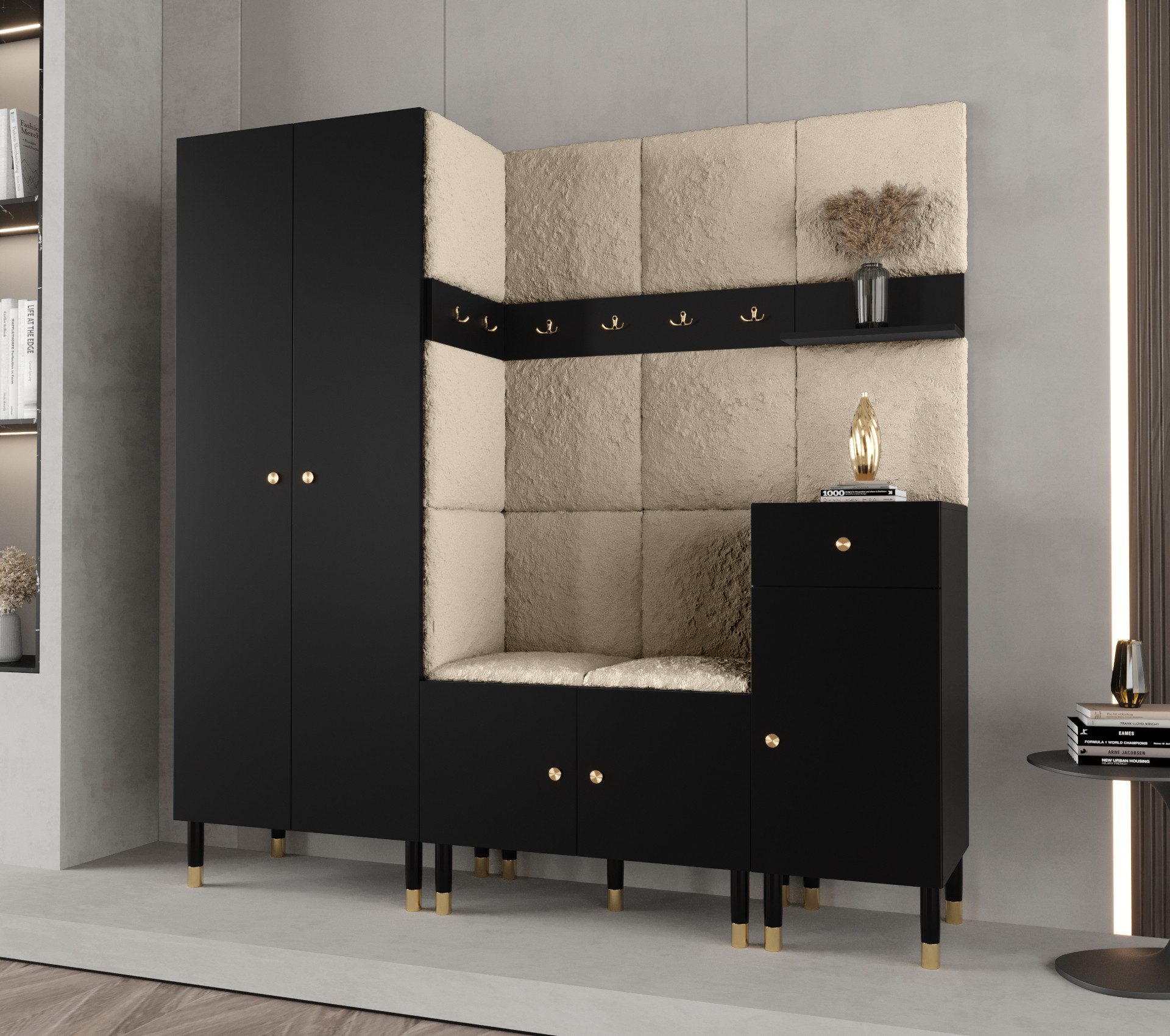 ABIKS MÖBEL Kompaktgarderobe PALERMO Set 1 günstig online kaufen