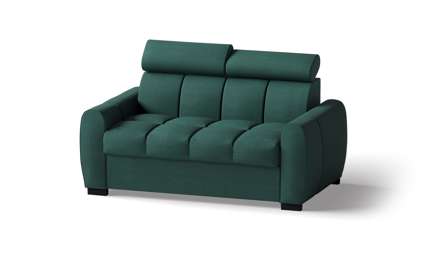 Beautysofa Polstergarnitur Gomez, (inkl. Schlaffunktion und Bettkasten, verstellbaren Kopfstützen), Designersofa 3+2+1 in Velourstoff, Rundumbezug
