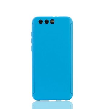 König Design Handyhülle Huawei Honor 9, Huawei Honor 9 Handyhülle 360 Grad Schutz Full Cover Blau