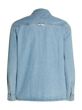 Tommy Jeans Jeanshemd TJM ESSENTIAL DENIM OVERSHIRT mit knöpfbarer Brusttasche