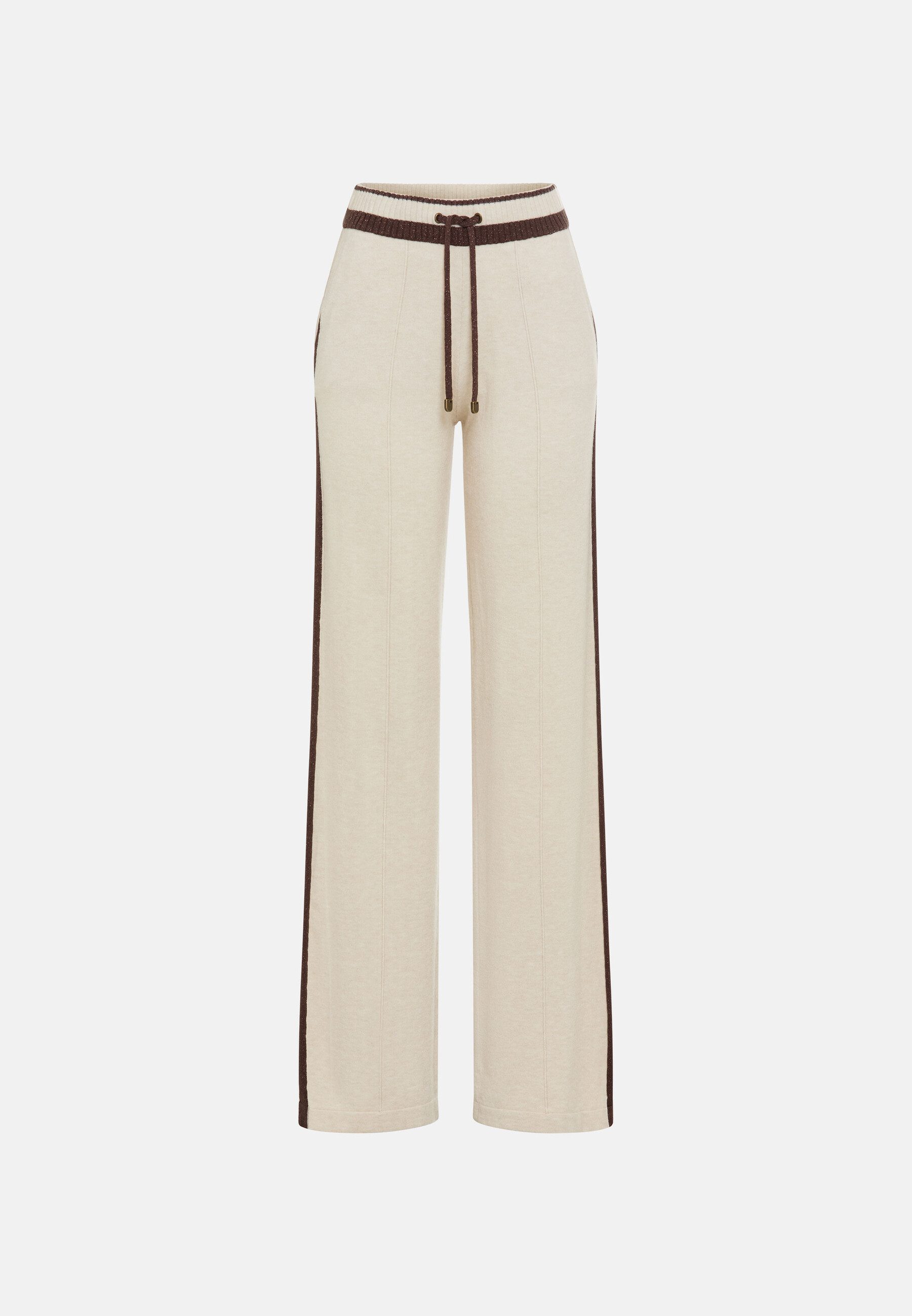 Olsen Strickhose mit seitlichen Streifen
