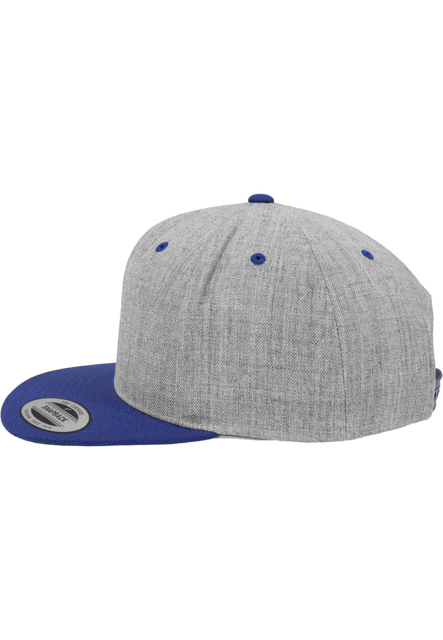 Snapback Flex Snapback Flexfit heathergrey/royal 2-Tone Cap Classic