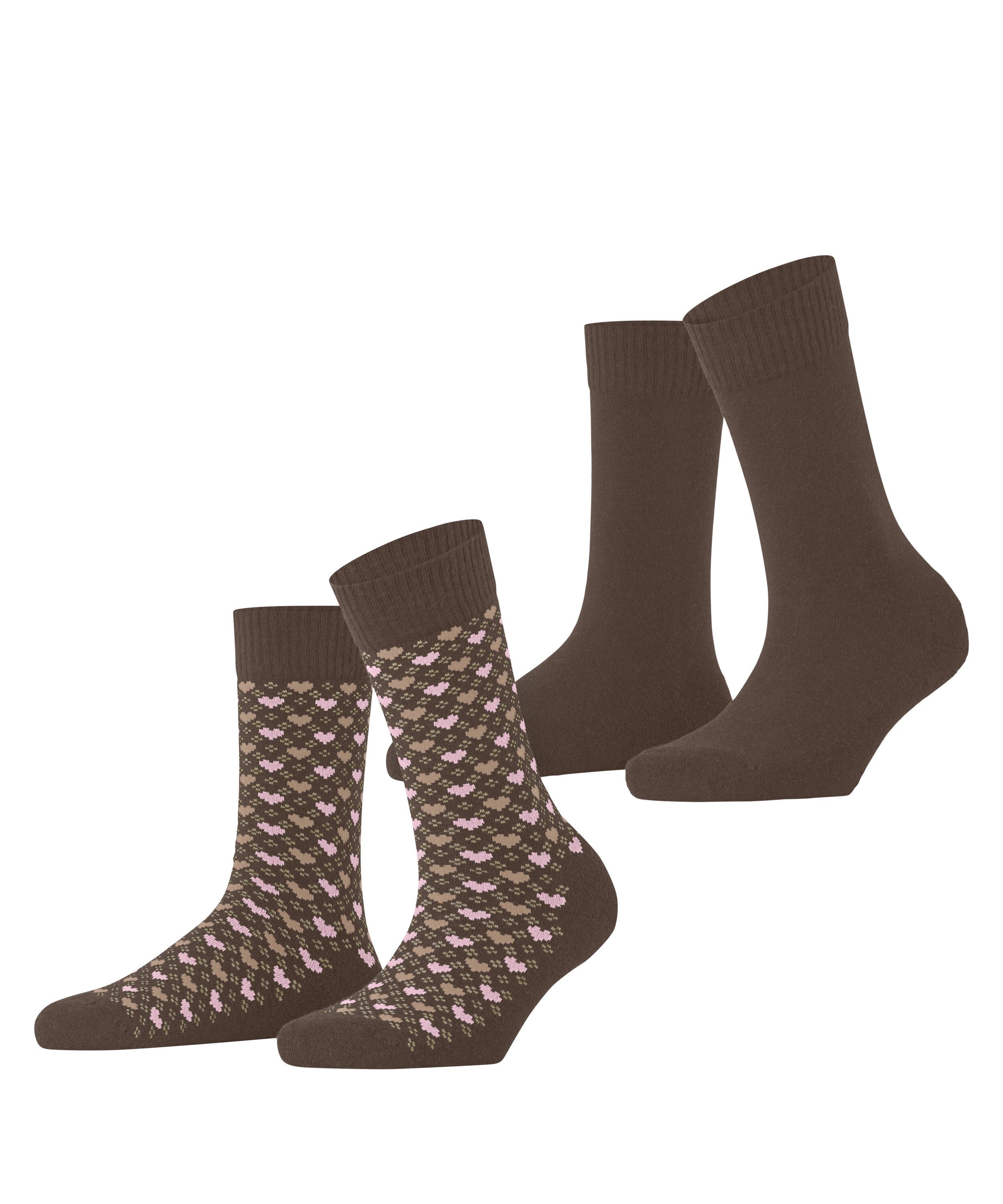 Esprit Socken Esprit Wool Hearts 2-Pack Damen (2-Paar)