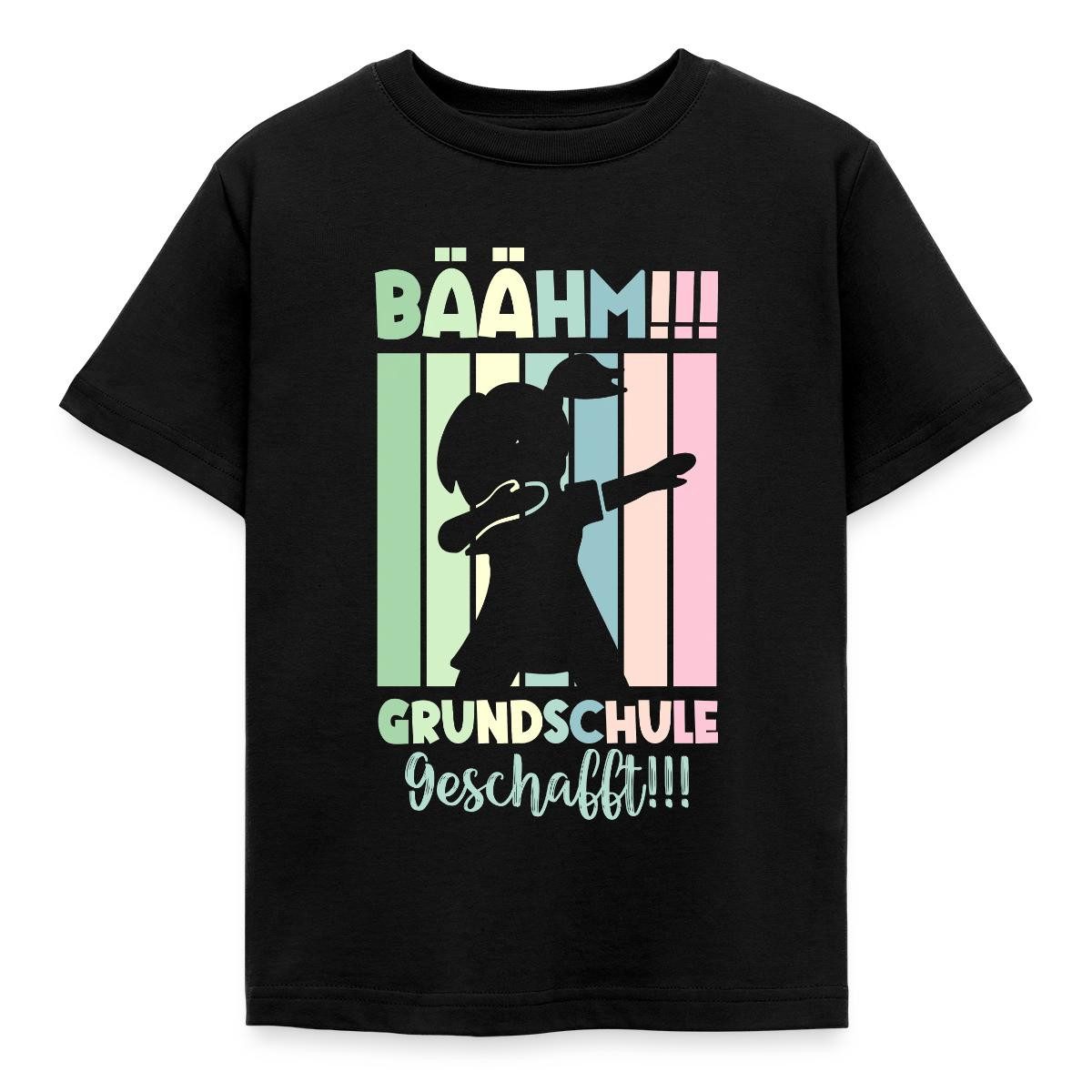 T-Shirt Bäähm Grundschule Geschafft 2026 Pastell Kinder T-Shirt