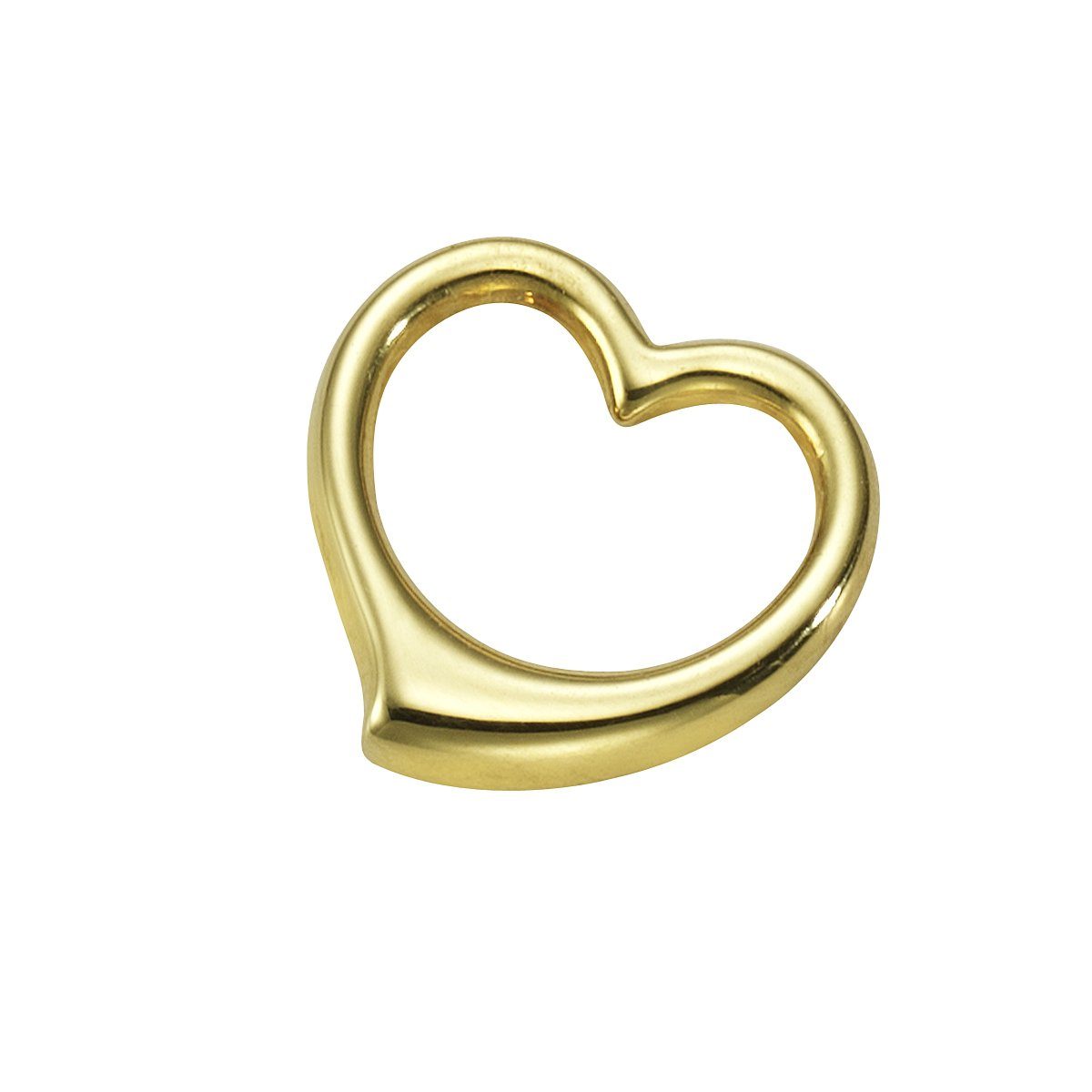 Vivance Kettenanhänger 333 Gold Motiv Herz, Schönes Geschenk für Freundin  oder Partnerin | Kettenanhänger
