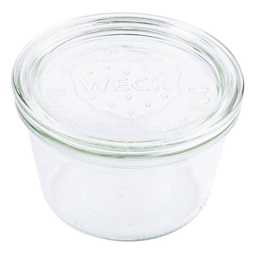 Contacto Einmachglas Contacto Weck Sturzglas 290 ml mit Deckel RR100 / 6er Pack
