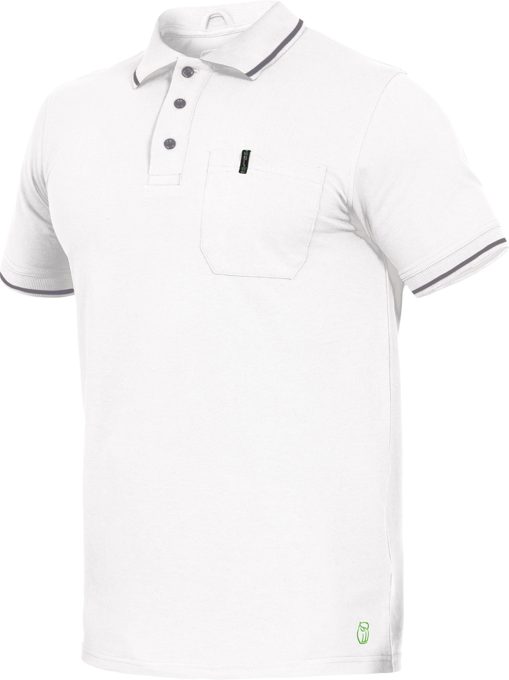 Leibwächter Poloshirt Flex-Line Herren Poloshirt weiß