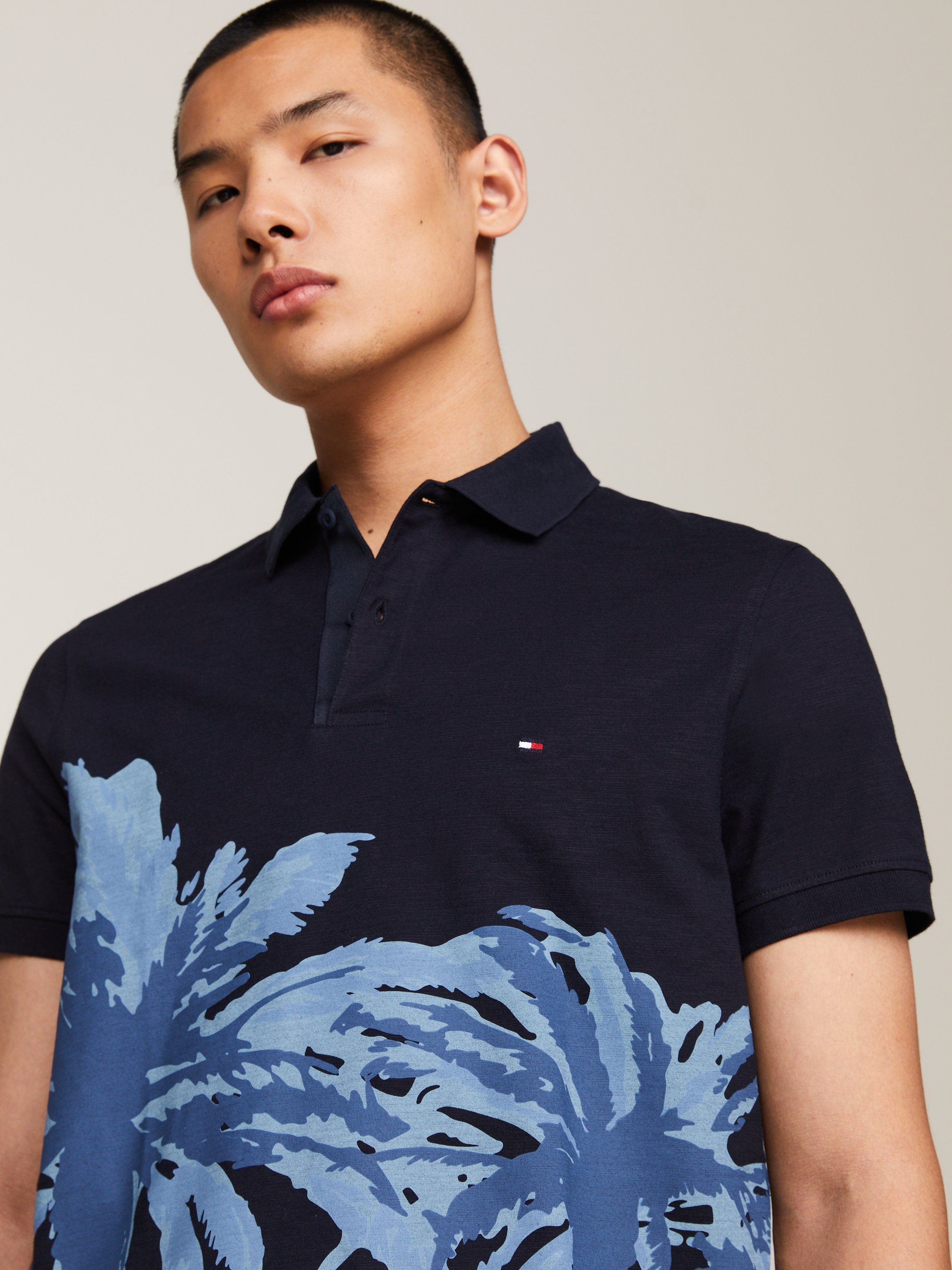 Tommy Hilfiger Poloshirt PALM PLACEMENT PRINT günstig online kaufen