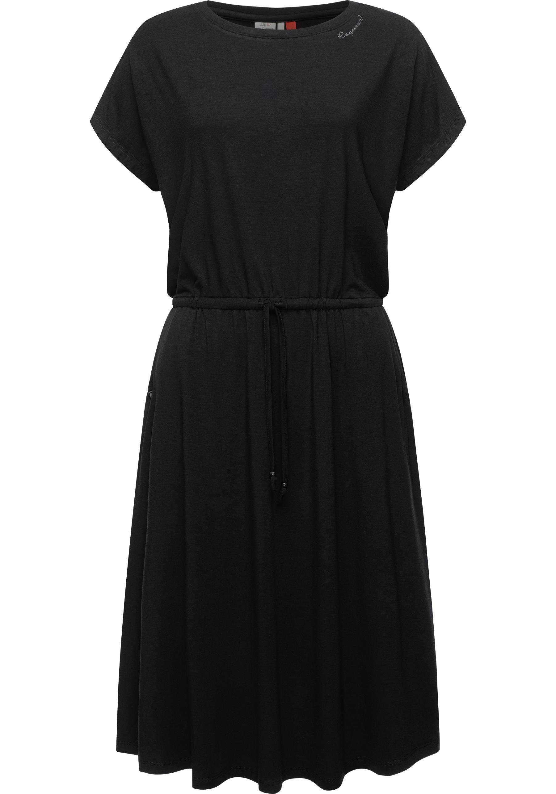 Ragwear Blusenkleid Pecori Dress stylisches, knielanges Sommerkleid mit verspielten Details