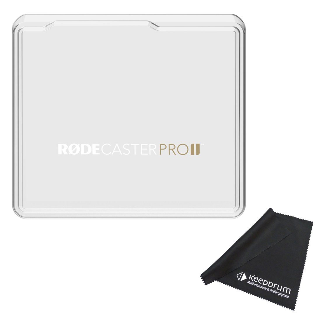 RØDE Mischpult Rode RodeCover 2 Abdeckung mit Mikrofasertuch, (Set mit Mikrofasertuch), Abdeckhaube für Rodecaster Pro II