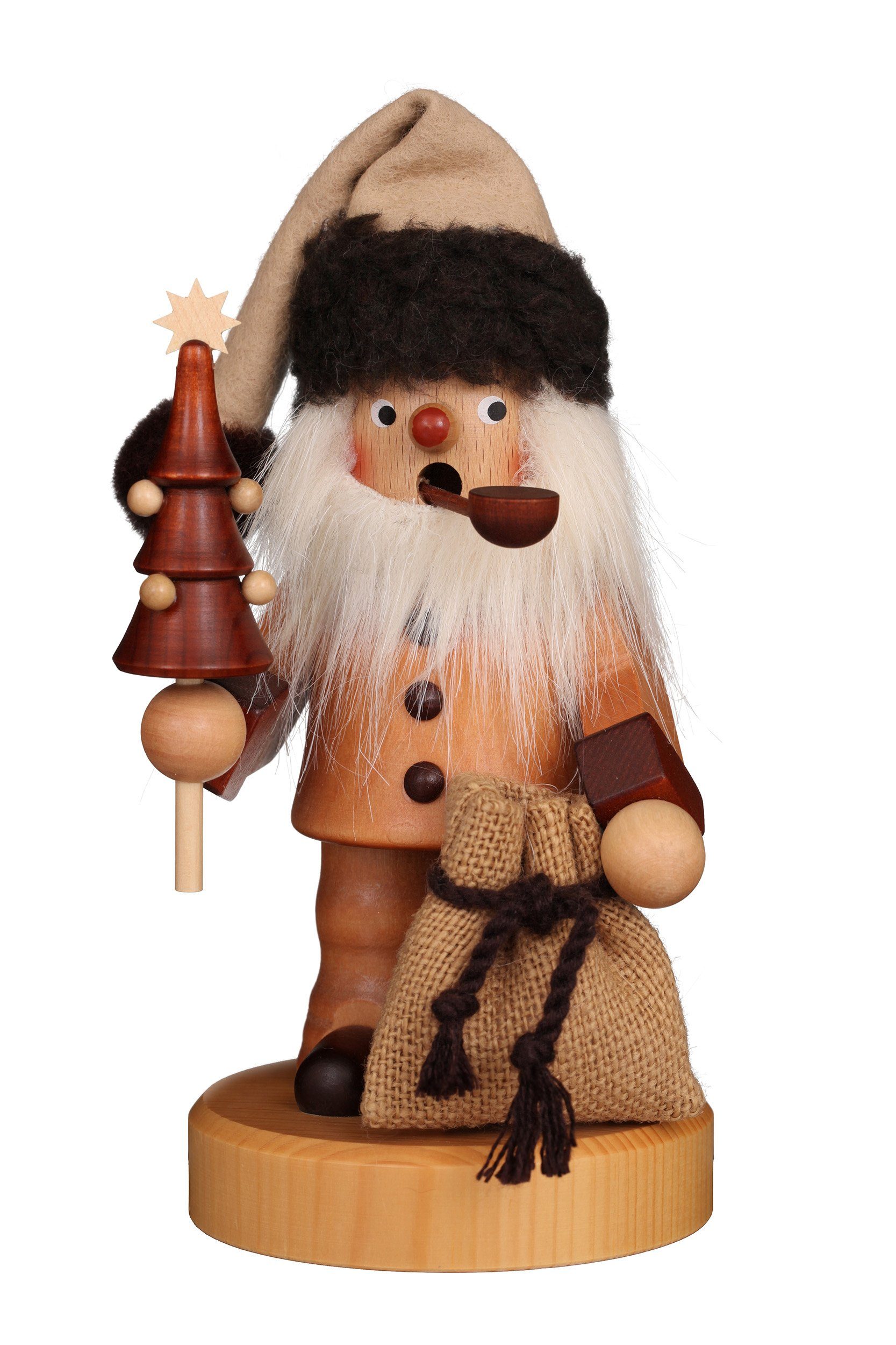 Dekofigur Ulbricht Räuchermann 'Weihnachtsmann natur - 20cm' 2015